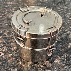 2 Tier Stainless Steel Airtight Container